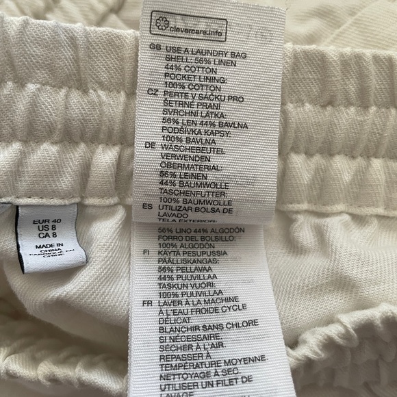 & Other Stories Cotton/Linen Shorts - Picture 5 of 5